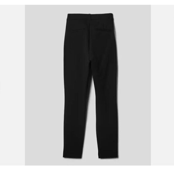 GAP High Rise Double Knit Skinny Pants Soft PONTE Pintuck Pleat Black Size 6 NWT - Picture 8 of 12